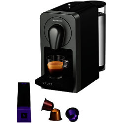 Nespresso Prodigio Coffee Machine by KRUPS with Bluetooth, Titanium